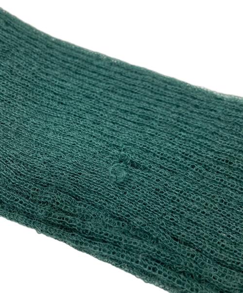 AURALEE（オーラリー）AURALEE (オーラリー) モヘアリブニットカーディガン グリーン サイズ:1の古着・服飾アイテム