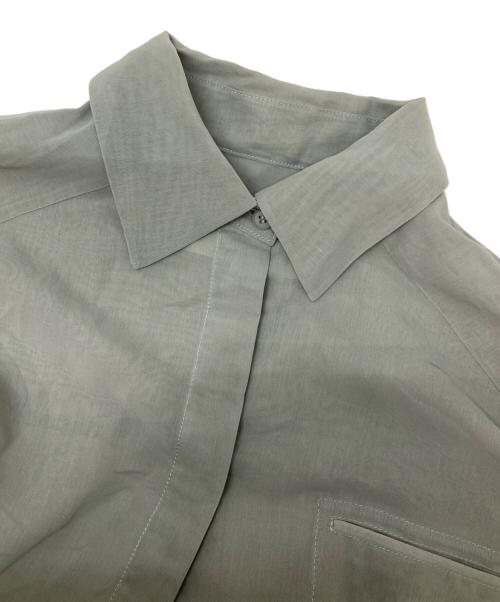 TODAYFUL（トゥデイフル）TODAYFUL (トゥデイフル) Organdy Over Shirts グレー サイズ:Fの古着・服飾アイテム