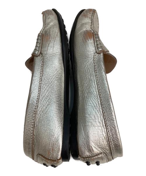 TOD'S（トッズ）TOD'S (トッズ) コインローファー ゴールド サイズ:37の古着・服飾アイテム