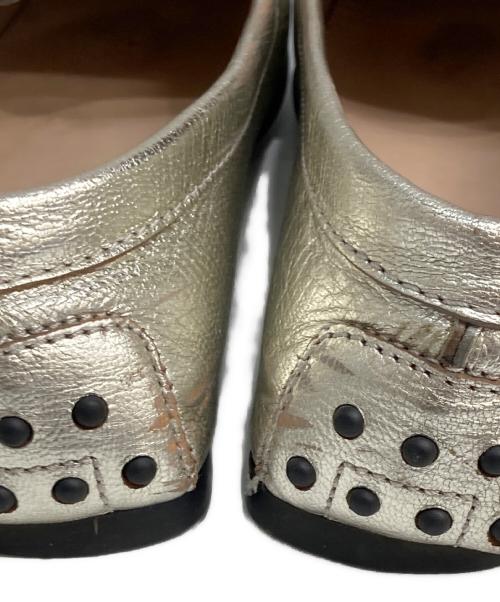 TOD'S（トッズ）TOD'S (トッズ) コインローファー ゴールド サイズ:37の古着・服飾アイテム