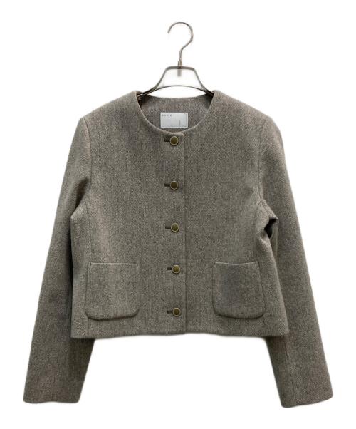 Noble（ノーブル）Noble (ノーブル) ビンテージメルトンショートジャケット ベージュ サイズ:38の古着・服飾アイテム