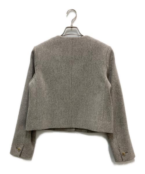 Noble（ノーブル）Noble (ノーブル) ビンテージメルトンショートジャケット ベージュ サイズ:38の古着・服飾アイテム