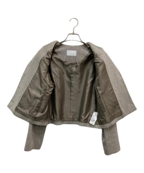 Noble（ノーブル）Noble (ノーブル) ビンテージメルトンショートジャケット ベージュ サイズ:38の古着・服飾アイテム