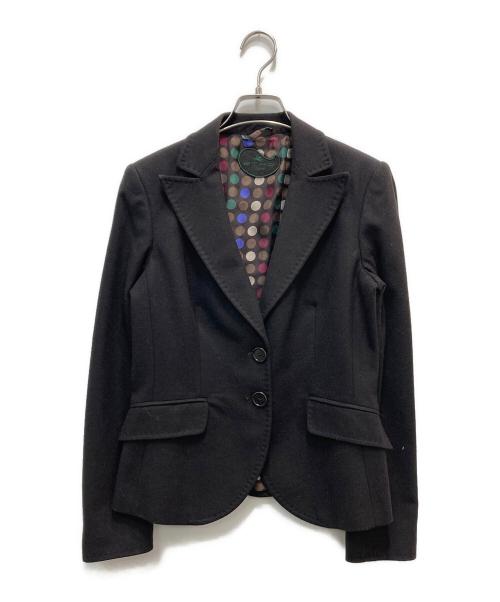 ETRO（エトロ）ETRO (エトロ) 裏地総柄テーラードジャケット ブラウン サイズ:42の古着・服飾アイテム