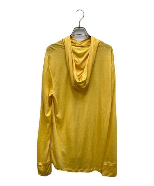 Icebreaker（アイスブレーカー）Icebreaker (アイスブレーカー) COOL-LITE LS HOODIE イエロー サイズ:Mの古着・服飾アイテム