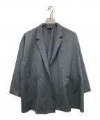 mizuiro-indミズイロインド）の古着「ワイドテーラードジャケット」｜グレー