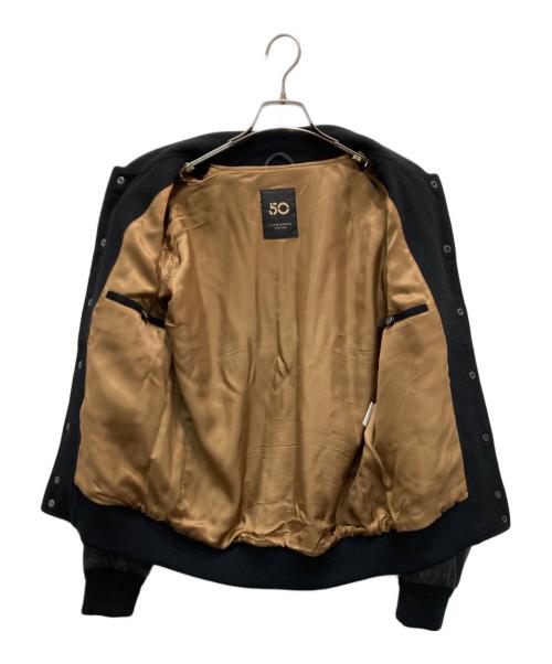 Cinquanta（チンクワンタ）Cinquanta (チンクワンタ) スタジャン ブラック サイズ:50の古着・服飾アイテム