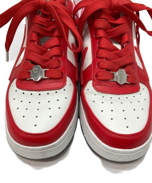 A BATHING APE（ア ベイシング エイプ）A BATHING APE (ア ベイシング エイプ) BAPE STA ホワイト×ピンク サイズ:28の古着・服飾アイテム
