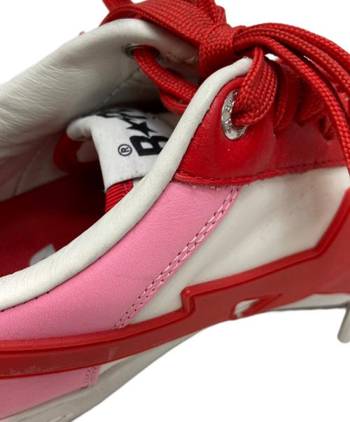 A BATHING APE（ア ベイシング エイプ）A BATHING APE (ア ベイシング エイプ) BAPE STA ホワイト×ピンク サイズ:28の古着・服飾アイテム