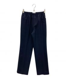 TROUSERS（トラウザーズ）の古着「ウールパンツ」｜ネイビー
