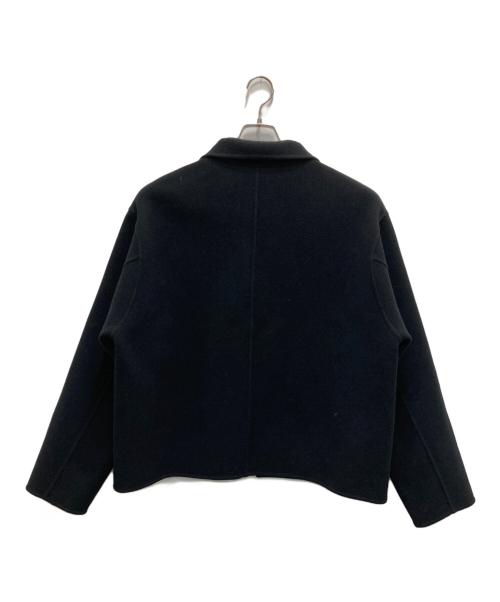 H BEAUTY&YOUTH（エイチ ビューティー&ユース）H BEAUTY&YOUTH (エイチ ビューティー&ユース) ウールミックススタンドカラージャケット ブラック サイズ:Mの古着・服飾アイテム