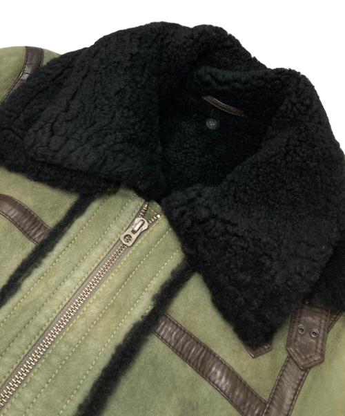 DIESEL（ディーゼル）DIESEL (ディーゼル) mouton b-3type グリーン サイズ:Sの古着・服飾アイテム