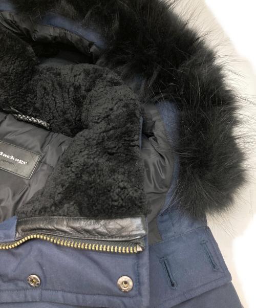 mackage（マッカージュ）mackage (マッカージュ) ダウンコート ネイビー サイズ:不明（実寸参照）の古着・服飾アイテム