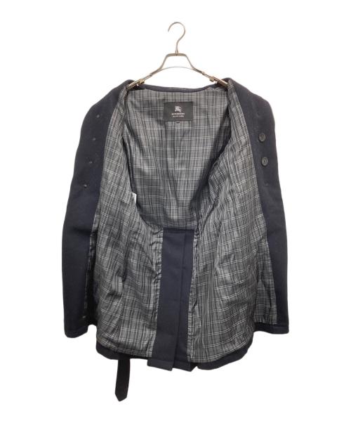BURBERRY BLACK LABEL（バーバリーブラックレーベル）BURBERRY BLACK LABEL (バーバリーブラックレーベル) ナポレオンコート ネイビー サイズ:Sの古着・服飾アイテム