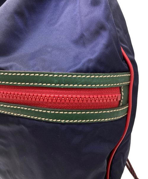 GUCCI（グッチ）GUCCI (グッチ) ナップサック ネイビーの古着・服飾アイテム