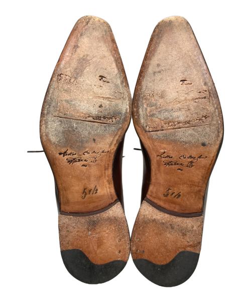 napolitano（ナポリターノ）napolitano (ナポリターノ) レザーシューズ ブラウン サイズ:5 1/2の古着・服飾アイテム