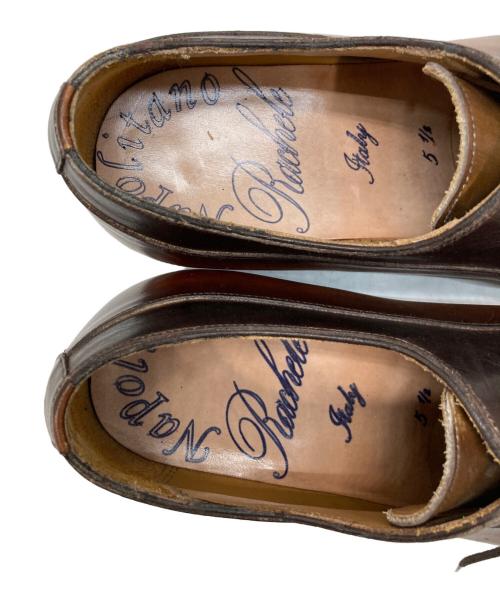 napolitano（ナポリターノ）napolitano (ナポリターノ) レザーシューズ ブラウン サイズ:5 1/2の古着・服飾アイテム