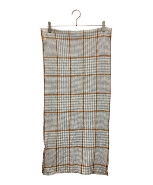 19 andrea's 47（アンドレアズ ディチャノーヴェクアランタセッテ）19 andrea's 47 (アンドレアズ ディチャノーヴェクアランタセッテ) カシミヤストール グレーの古着・服飾アイテム