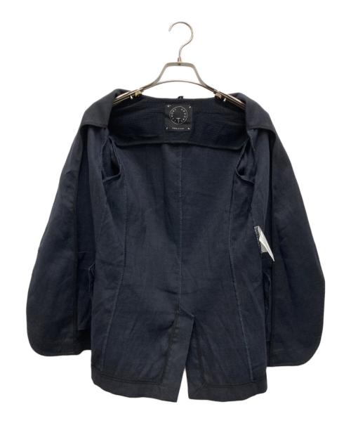 T-JACKET By TONELLO（ティージャケット バイ トネッロ）T-JACKET By TONELLO (ティージャケット バイ トネッロ) リネンセットアップ ネイビー サイズ:Sの古着・服飾アイテム