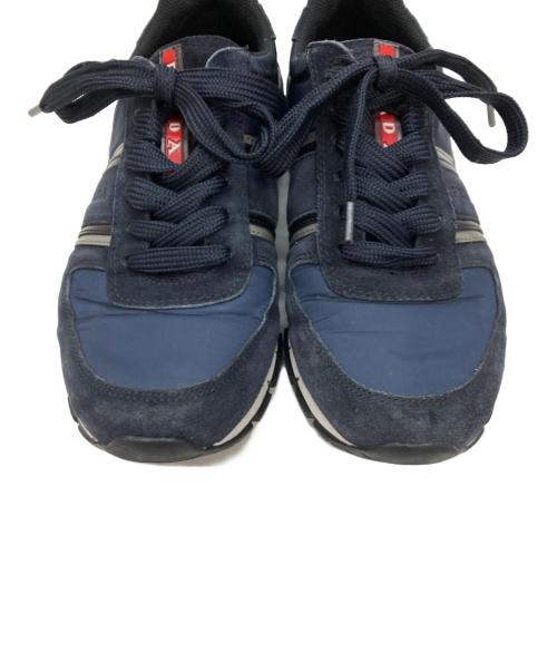 PRADA SPORTS（プラダスポーツ）PRADA SPORTS (プラダスポーツ) スウェードスニーカー ネイビー サイズ:4Eの古着・服飾アイテム