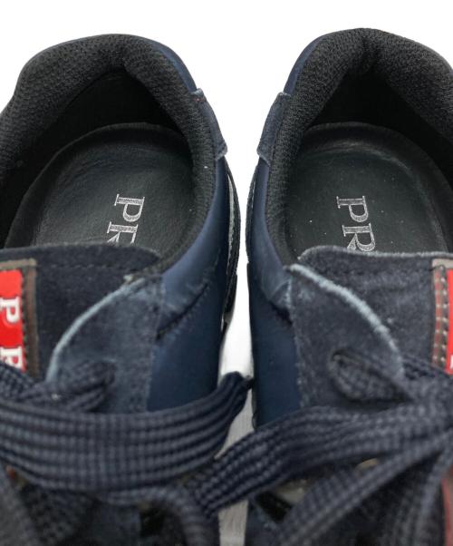 PRADA SPORTS（プラダスポーツ）PRADA SPORTS (プラダスポーツ) スウェードスニーカー ネイビー サイズ:4Eの古着・服飾アイテム