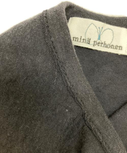 mina perhonen（ミナ ペルホネン）mina perhonen (ミナ ペルホネン) カットソーワンピース ネイビー サイズ:36の古着・服飾アイテム