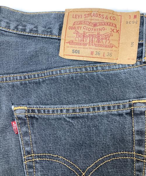 LEVI'S（リーバイス）LEVI'S (リーバイス) 501先染めデニムパンツ ブラック サイズ:W36×L36の古着・服飾アイテム