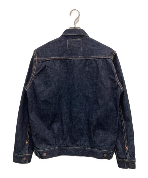 MOMOTARO JEANS（桃太郎ジーンズ）MOMOTARO JEANS (桃太郎ジーンズ) ダブルポケットデニムジャケット 銅丹特濃インディゴブルー サイズ:40の古着・服飾アイテム