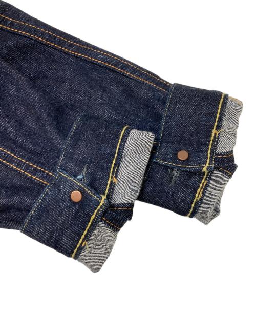 MOMOTARO JEANS（桃太郎ジーンズ）MOMOTARO JEANS (桃太郎ジーンズ) ダブルポケットデニムジャケット 銅丹特濃インディゴブルー サイズ:40の古着・服飾アイテム