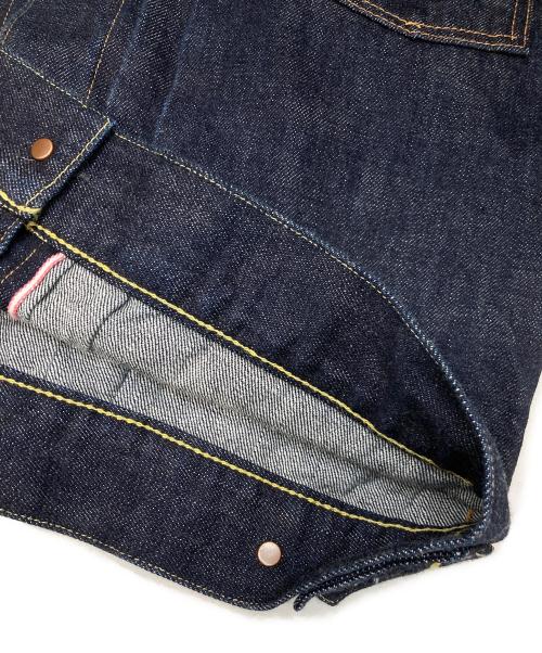 MOMOTARO JEANS（桃太郎ジーンズ）MOMOTARO JEANS (桃太郎ジーンズ) ダブルポケットデニムジャケット 銅丹特濃インディゴブルー サイズ:40の古着・服飾アイテム