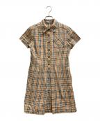Burberry'sバーバリー）の古着「ノヴァチェックワンピース」｜ベージュ