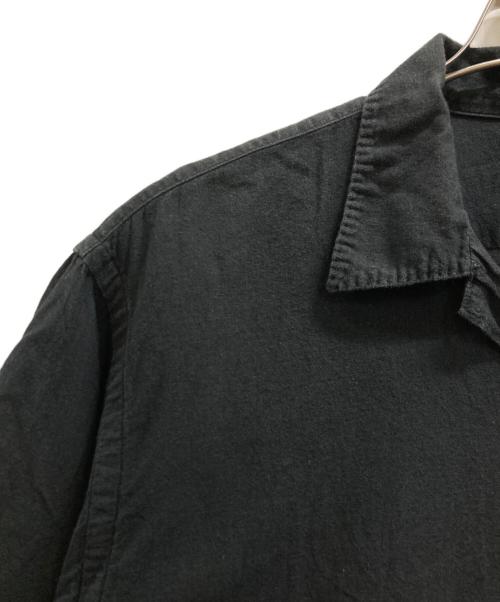 COMOLI（コモリ）COMOLI (コモリ) ベタシャン オープンカラーシャツ ブラック サイズ:3の古着・服飾アイテム