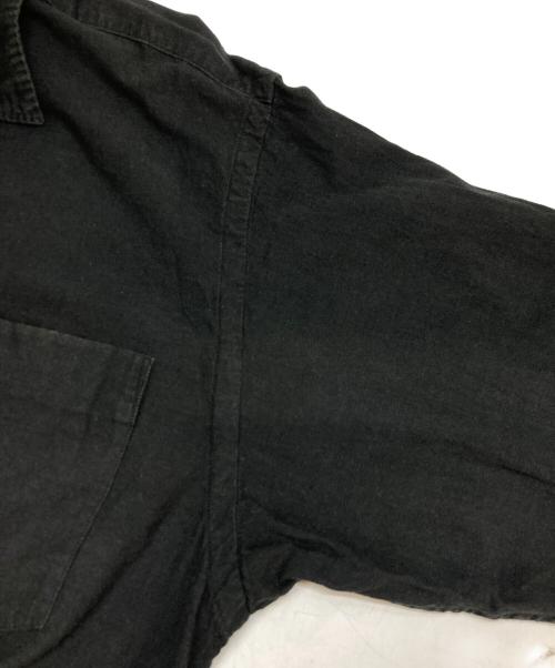 COMOLI（コモリ）COMOLI (コモリ) ベタシャン オープンカラーシャツ ブラック サイズ:3の古着・服飾アイテム