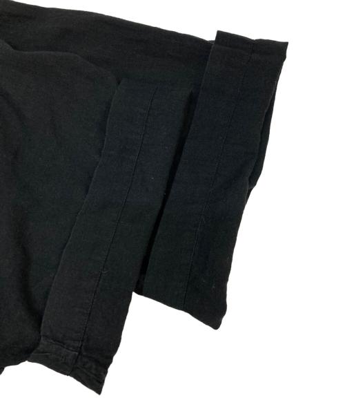 COMOLI（コモリ）COMOLI (コモリ) ベタシャン オープンカラーシャツ ブラック サイズ:3の古着・服飾アイテム