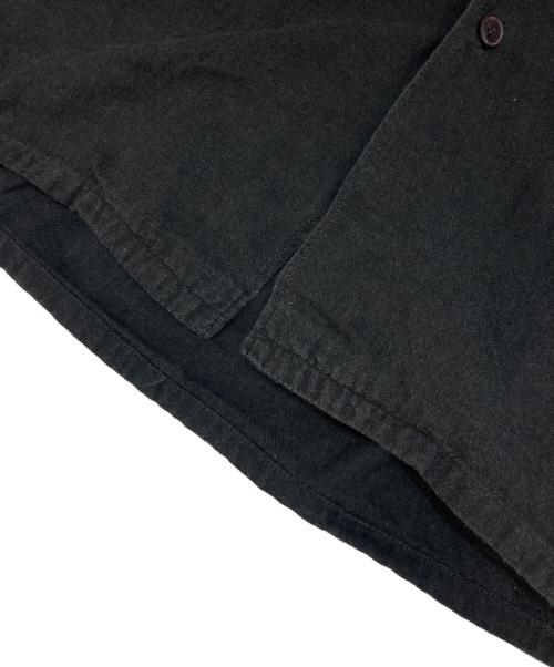 COMOLI（コモリ）COMOLI (コモリ) ベタシャン オープンカラーシャツ ブラック サイズ:3の古着・服飾アイテム