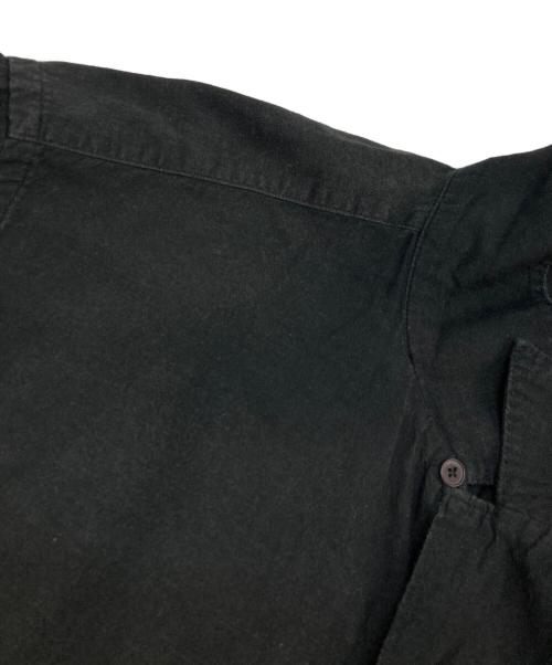 COMOLI（コモリ）COMOLI (コモリ) ベタシャン オープンカラーシャツ ブラック サイズ:3の古着・服飾アイテム