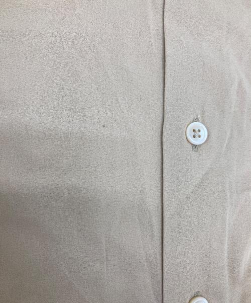 AURALEE（オーラリー）AURALEE (オーラリー) SHUTTLE GEORGETTE CLOTH SHIRTS ベージュ サイズ:3の古着・服飾アイテム