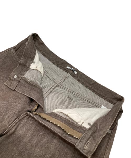 AURALEE（オーラリー）AURALEE (オーラリー) Hard Twist Brown Denim 5P Pants ブラウン サイズ:30の古着・服飾アイテム