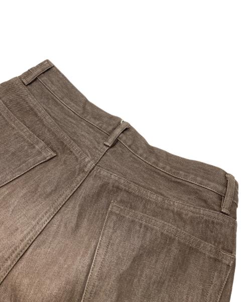 AURALEE（オーラリー）AURALEE (オーラリー) Hard Twist Brown Denim 5P Pants ブラウン サイズ:30の古着・服飾アイテム
