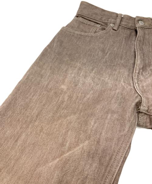 AURALEE（オーラリー）AURALEE (オーラリー) Hard Twist Brown Denim 5P Pants ブラウン サイズ:30の古着・服飾アイテム