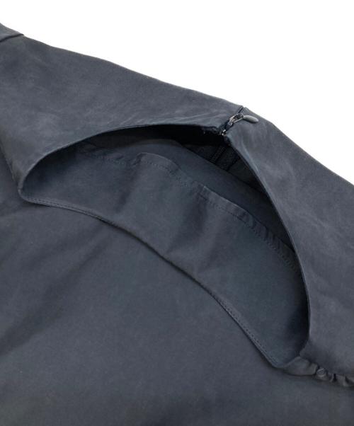 Demi-Luxe Beams（デミルクス ビームス）Demi-Luxe Beams (デミルクス ビームス) ギャザークルーネックワンピース ネイビー サイズ:38の古着・服飾アイテム