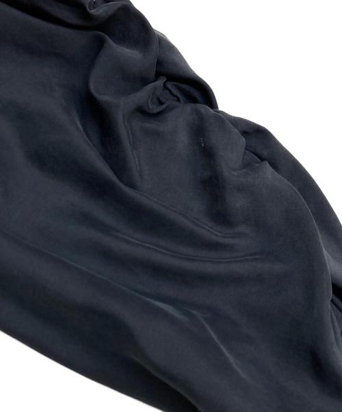 Demi-Luxe Beams（デミルクス ビームス）Demi-Luxe Beams (デミルクス ビームス) ギャザークルーネックワンピース ネイビー サイズ:38の古着・服飾アイテム