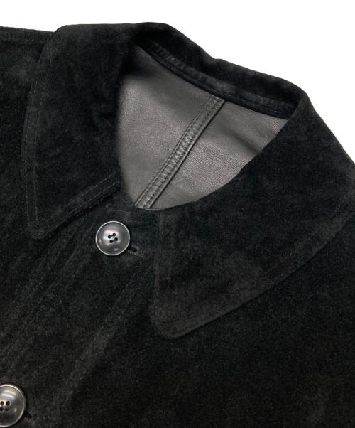 sisii（シシ）sisii (シシ) フレンチワーク レザージャケット ブラック サイズ:Mの古着・服飾アイテム