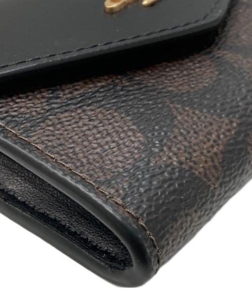 COACH（コーチ）COACH (コーチ) フラップ カード ケース・シグネチャー キャンバス ブラウンの古着・服飾アイテム