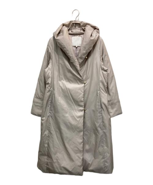 自由区（ジユウク）自由区 (ジユウク) ADSシャンブレータフタ ダウンコート ピンク サイズ:38の古着・服飾アイテム