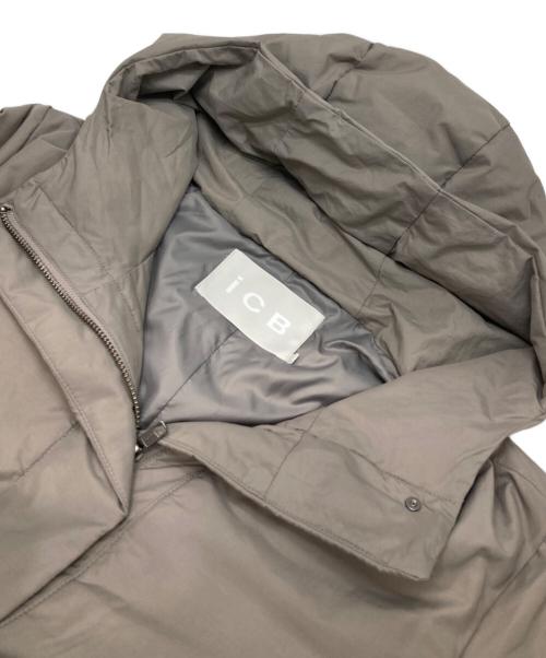 icB（アイシービー）icB (アイシービー) ADSダウン フーデットコート ベージュ サイズ:4の古着・服飾アイテム