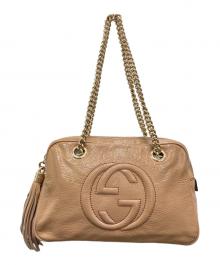 GUCCI（グッチ）の古着「ソーホーチェーンショルダーバッグ」｜ブラウン