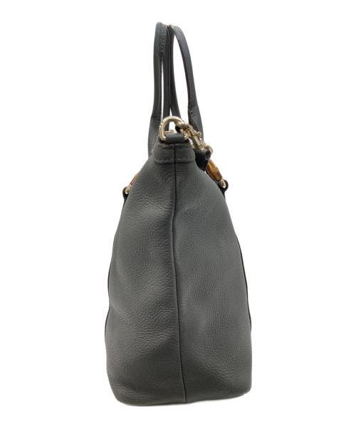 GUCCI（グッチ）GUCCI (グッチ) 2WAYバッグ グレーの古着・服飾アイテム