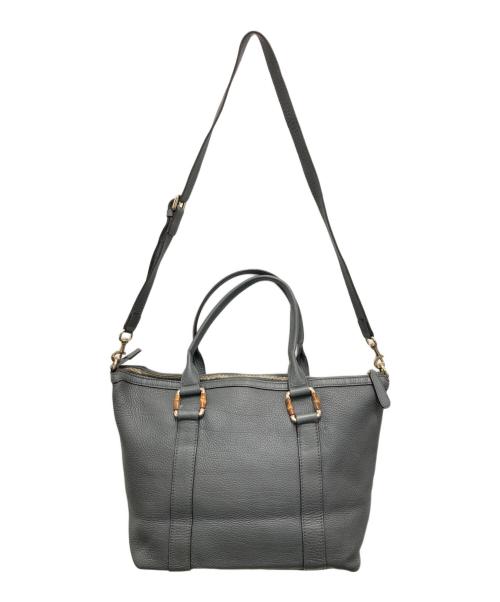 GUCCI（グッチ）GUCCI (グッチ) 2WAYバッグ グレーの古着・服飾アイテム