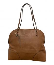 GUCCI（グッチ）の古着「レザーハンドバッグ」｜ブラウン